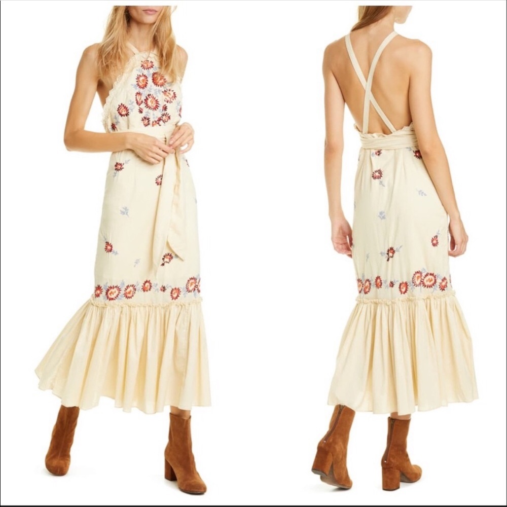Free People Chrysanthemum Kiss maxi d…